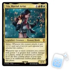 TIFA, MARTIAL ARTIST Final Fantasy Commander Magic MTG MINT CARD - Image 1
