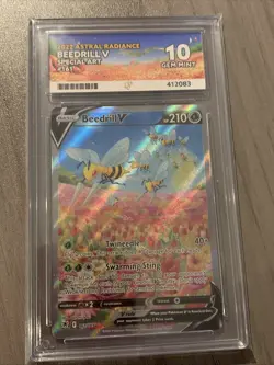 Pokemon Card - Astral Radiance - Beedrill V Special Art 161/189 Graded Ace 10 - Image 1