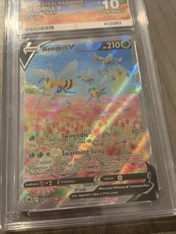 Pokemon Card - Astral Radiance - Beedrill V Special Art 161/189 Graded Ace 10 - Image 2