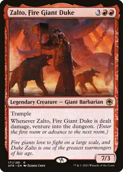 Zalto, Fire Giant Duke | #323 | AFR | MTG | Regular | LP - Image 1