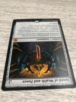 MTG Sword of Wealth and Power 0026 The Big Score Magic NM FREE SHIPPING - Image 5