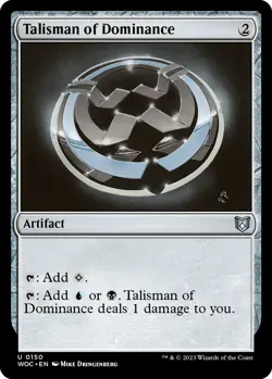 Talisman of Dominance [Wilds of Eldraine Commander] Magic MTG - Image 1