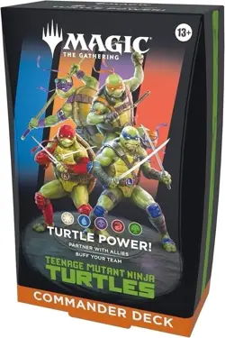 MTG Magic Teenage Mutant Ninja Turtles NEW SEALED Commander Deck Turtle Power - Image 1