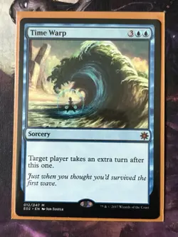 Magic: The Gathering Time Warp Mythic Blue Sorcery Explorers of Ixalan 012/047 - Image 1