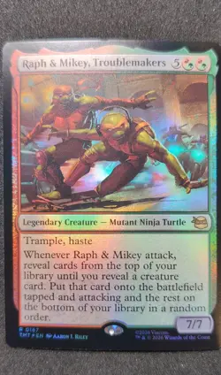 Raph & Mikey, Troublemakers Teenage Mutant Ninja Turtles Foil - Image 1