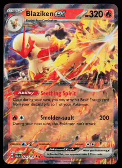 Blaziken ex 024/159 SV09: Journey Together Pokemon Card - Image 1