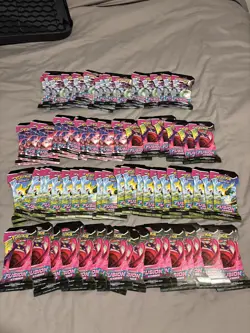 Pokemon TCG Fusion Strike Sleeved Booster Pack Lot 72 Packs. Sealed. Brand New - Image 1