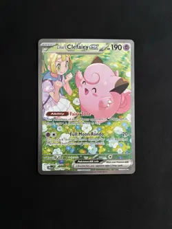 Lillie's Clefairy ex 184/159 Sv09: Journey Together Holo Pokemon TCG - NM - Image 1