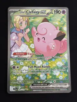 Lillie's Clefairy ex 184/159 Sv09: Journey Together Holo Pokemon TCG - NM - Image 3