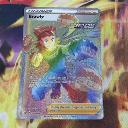 Pokemon TCG Brawly Rainbow Secret Chilling Reign 212/198 NM/M - Image 1