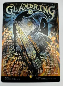 Glamdring (Borderless Poster) Universes Beyond: LORT- Never Played M0747 - Image 1