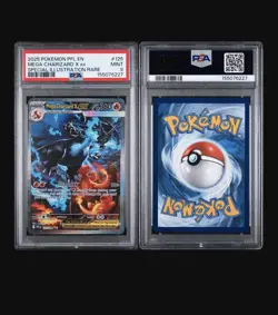 Pokemon 2025 Mega Charizard X ex 125/094 SIR Phantasmal Flames PSA 9 - Image 1