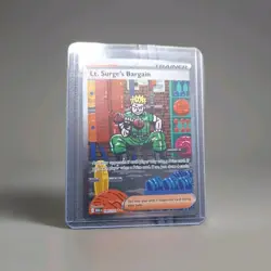 Pokemon Lt. Surge's Bargain Full Art Holo Trainer 185/132 Special Illustration … - Image 1