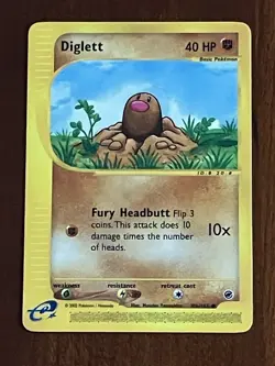 Diglett 106/165 Non Holo Expedition E-Reader Pokemon TCG - Image 1