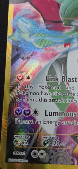Gardevoir EX XY Steam Siege Secret Rare Full Art Holo 116/114 2016 HP170 - Image 2