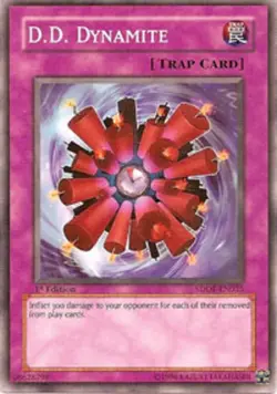 4x Lightly Played D.D. Dynamite - SDDE-EN035 - Common - 1st Edition - YuGiOh - Image 1
