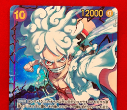 One Piece Card Game TCG OP05-119 SEC Monkey D Luffy Bandai Japan Anime Prism - Image 3