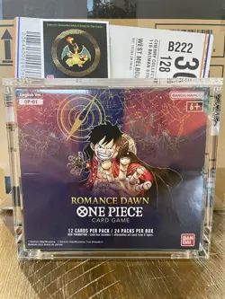 One Piece OP-01 Romance Dawn English BLUE Bottom Booster Box 1st Wave November! - Image 1