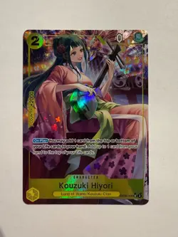 Kouzuki Hiyori Alternate Art OP06-106 Alt SR Wings of the Captain One Piece NM - Image 1