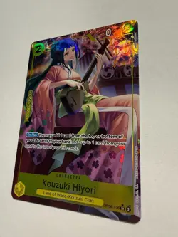 Kouzuki Hiyori Alternate Art OP06-106 Alt SR Wings of the Captain One Piece NM - Image 4