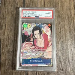 2025 ONE PIECE PROMOS ILLUSTRATION BOX VOL.1 #004 BOA HANCOCK PSA 10 GEM MINT - Image 1
