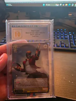 Star Lord Weiss Schwarz Japanese Marvel S89-019 Super Rare CGC 10 Pristine - Image 1