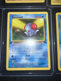 VTG. 1st Edition Pokemon Cards-6 Cards-zubat, Electrode, Mr. Mime, Psyduck, Krab - Image 4