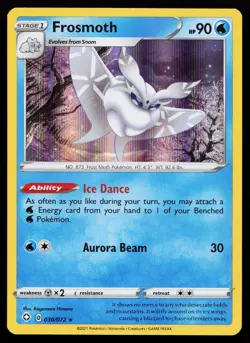 Frosmoth 030/072 Holo Rare Shining Fates Pokemon Card - Image 1