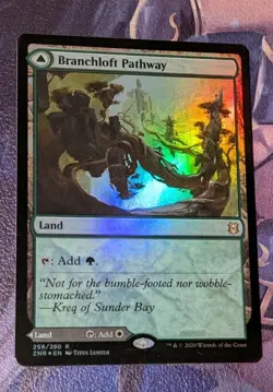 MTG *FOIL * Zendikar Rising Rare BRANCHLOFT PATHWAY NM - Image 1