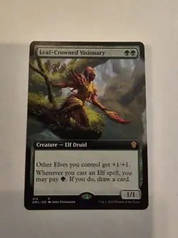 Leaf-Crowned Visionary (Extended Art) Dominaria United Regular - Image 1