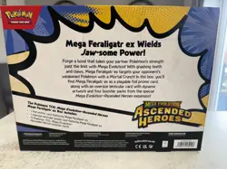 Pokemon TCG - Mega Evolution Ascended Heroes Feraligatr Mega EX Box New & Sealed - Image 2