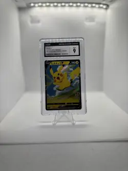 Pokemon 2021 Pikachu V 020 25th Anniversary Collection Holo (JP) CGC MINT 9 - Image 1