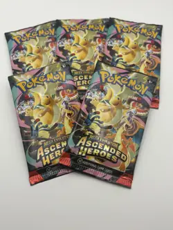 Lot Of 5 Pokemon Ascended Heroes Booster Packs - Image 1