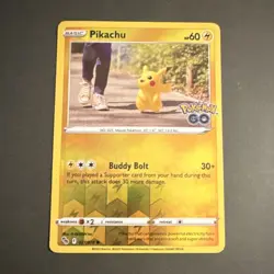 The Pokemon Company Pokemon TCG Pikachu 027/078 Pokemon GO Reverse Holo Common - Image 1