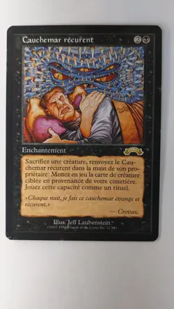 FR/VF Cauchemar recurrent Exode - Recurring Nightmare NM MTG EXO - Image 1