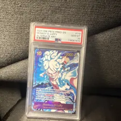 Bandai Monkey.D.Luffy OP05-119 Premium Booster Alt Art Foil Secret Rare PSA 10 - Image 1
