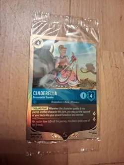 Disney Lorcana Cinderella - Resourceful Traveler New sealed unopened 47/P3 promo - Image 1