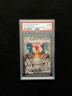 Charizard PSA 8 ex 223/197 Ossidiana Infuocata - ITA Mint Pokemon Card SAR - Image 1