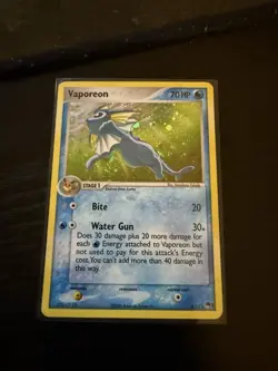Pokemon TCG 2006 Pop Series 3 Flareon Vaporeon Holo Card Swirl - Image 2