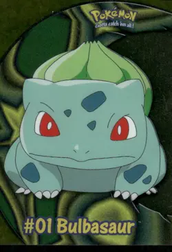 Pokemon Cards Bulbasaur #01 CLEAR Topps Trading Cards Series 2 LP - Image 2