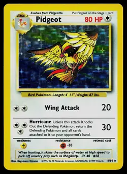 Pokemon Card - Pidgeot Jungle 8/64 Holo Rare - Image 1