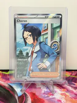 Pokemon TCG Cheren Full Art Ultra Rare Trainer Card Ascended Heroes - Image 1