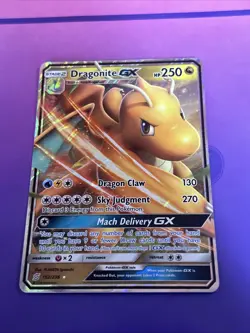 Dragonite GX 152/236 Unified Minds Ultra Rare Holo Pokemon Card - Image 1