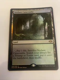 MTG Verdant Catacombs Foil x1 NM Modern Horizons 2 Magic the Gathering - Image 2