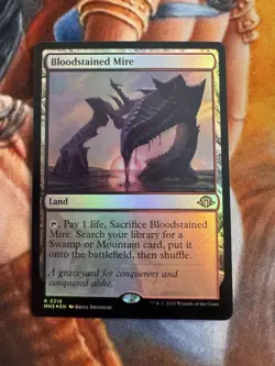 Bloodstained Mire #216 (Foil) (NM) Modern Horizons 3 MH3 Magic MTG - Image 1