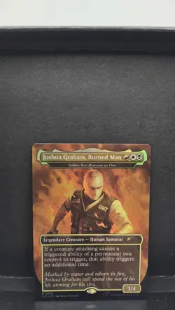 Joshua Graham, Burned Man - Isshin, Foil - Fallout Secret Lair 2459, MTG NM - Image 1
