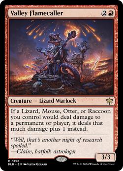 Valley Flamecaller [Bloomburrow] Magic MTG - Image 1