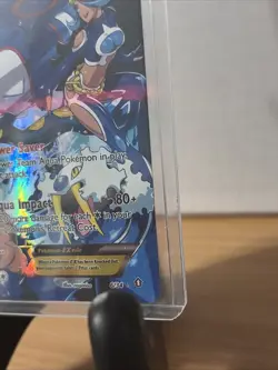Pokemon Team Aqua's Kyogre EX 6/34 XY Double Crisis Full Art LP (In Depth Pics) - Image 5