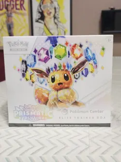 Prismatic Evolutions Pokemon Center Elite Trainer Box ETB - Image 1