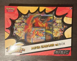 Pokemon TCG: ME Ascended Heroes Mega Emboar EX Factory Sealed Box - Image 1